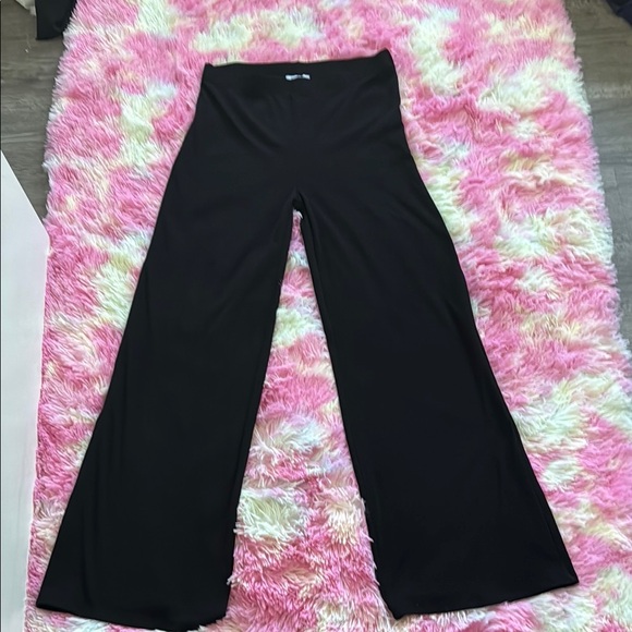 Princess Polly Pants - Princess Polly Black Wide Leg Pants